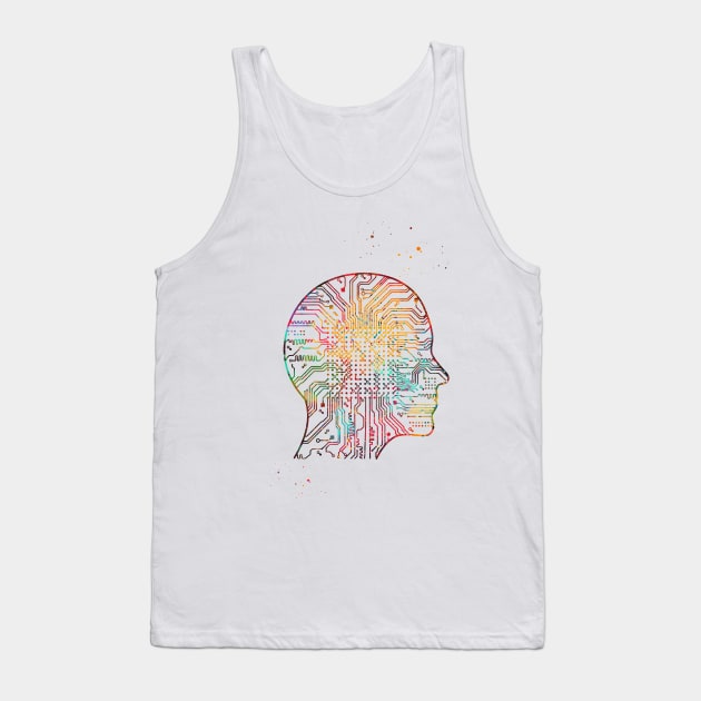 Artificial Intelligence Tank Top by erzebeth